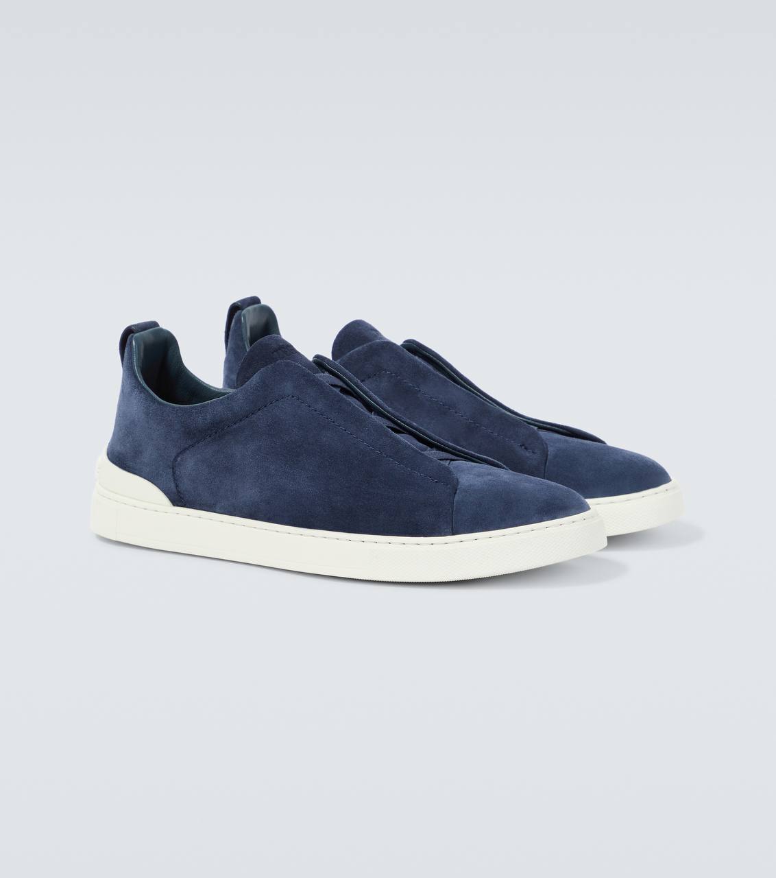 ZEGNA DEERSKIN TRIPLE STITCH™ SNEAKERS