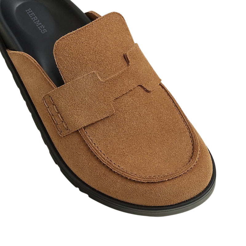Hermès Go mule 'Brun Fumé'