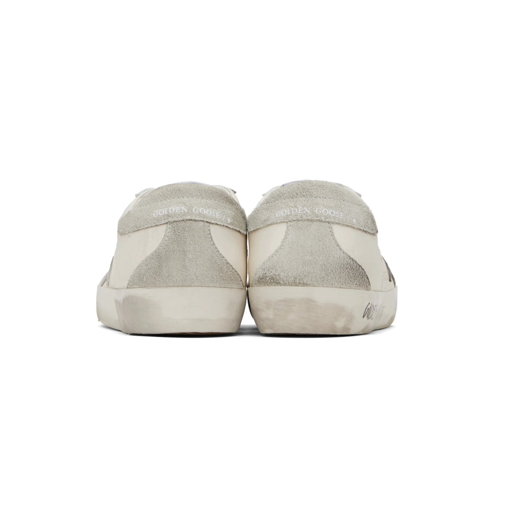 Golden Goose Super-Star in white leather star grey suede back (Women's)