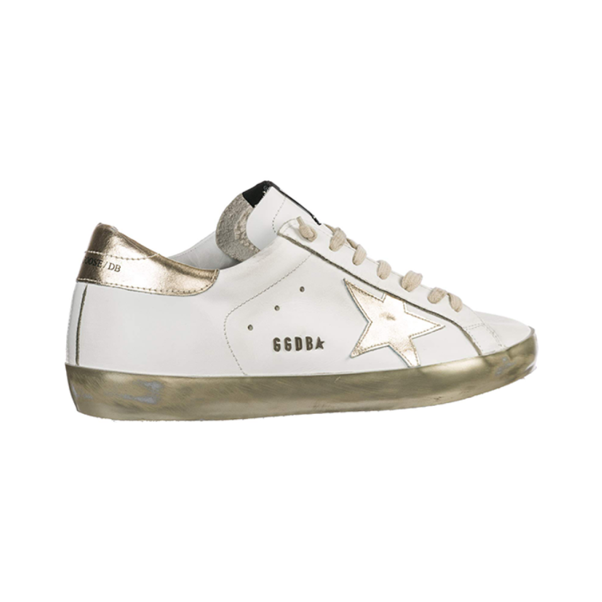 Golden Goose Super-Star sneakers with gold foxing