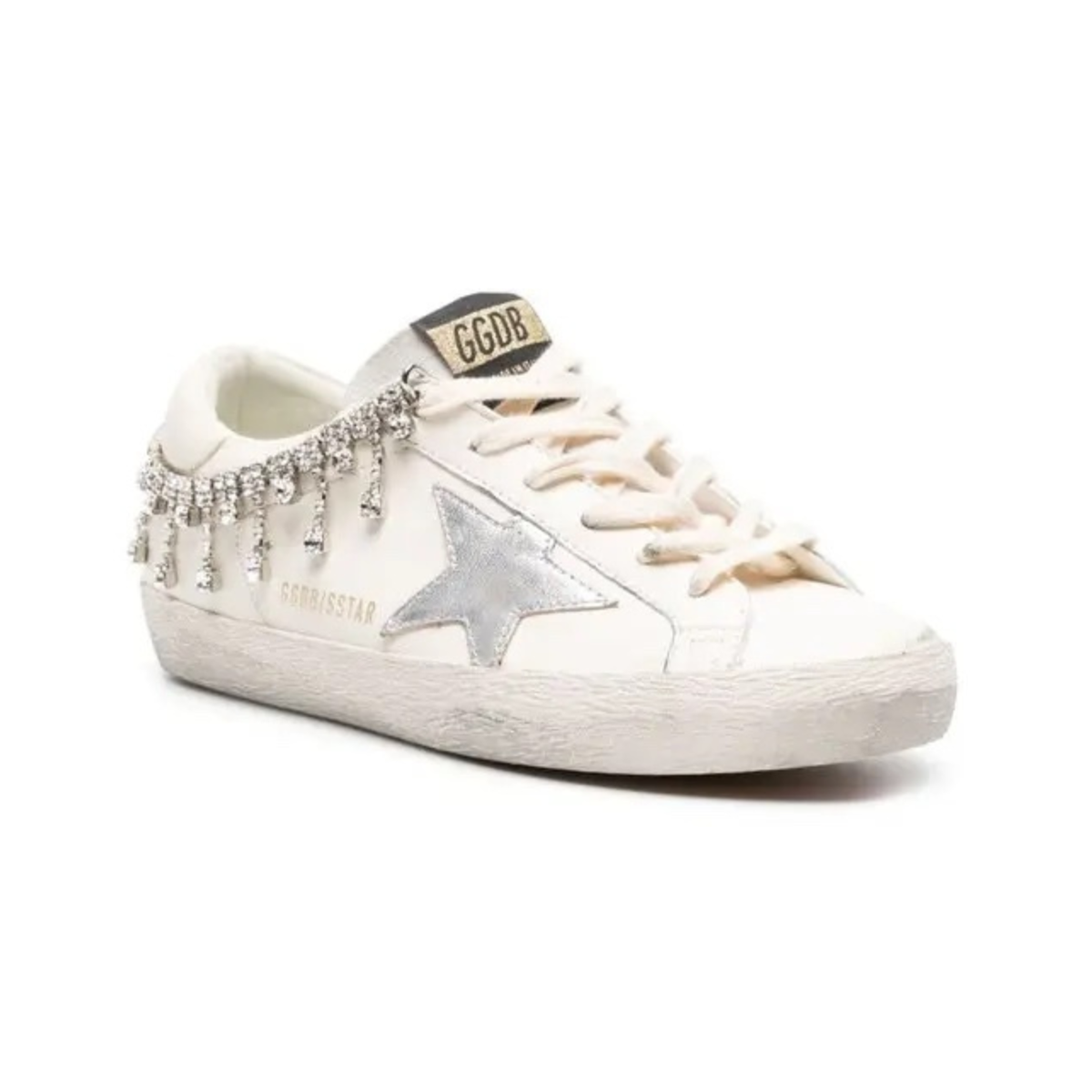 Golden Goose Super-Star Crystal Embellished Sneakers