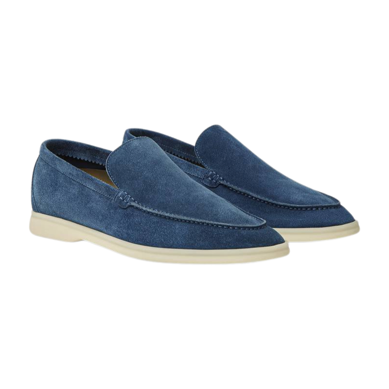 Loro Piana Summer Walk Loafer Black Figs (W1CQ)
