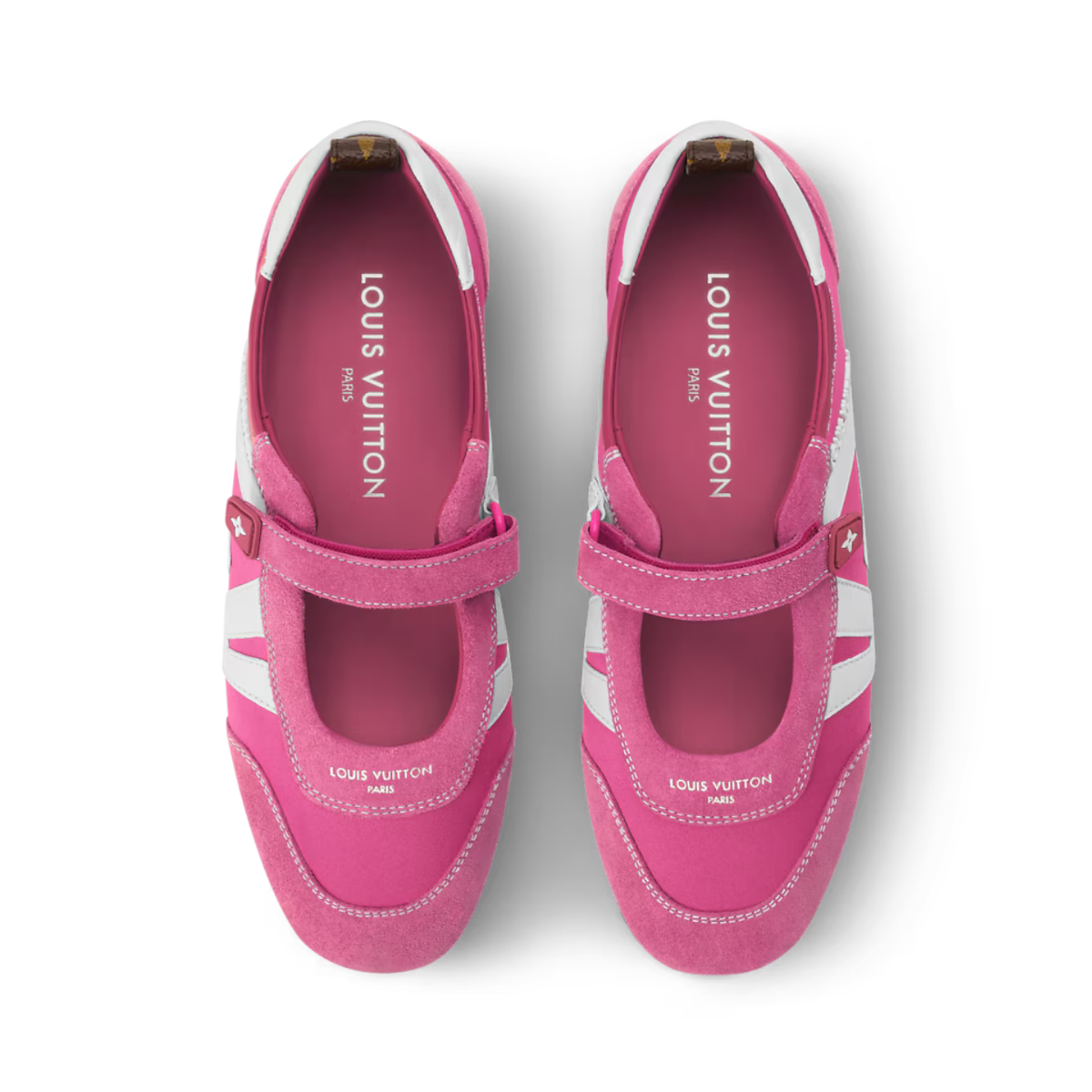 Louis Vuitton Sneakerina Mary Jane Rose