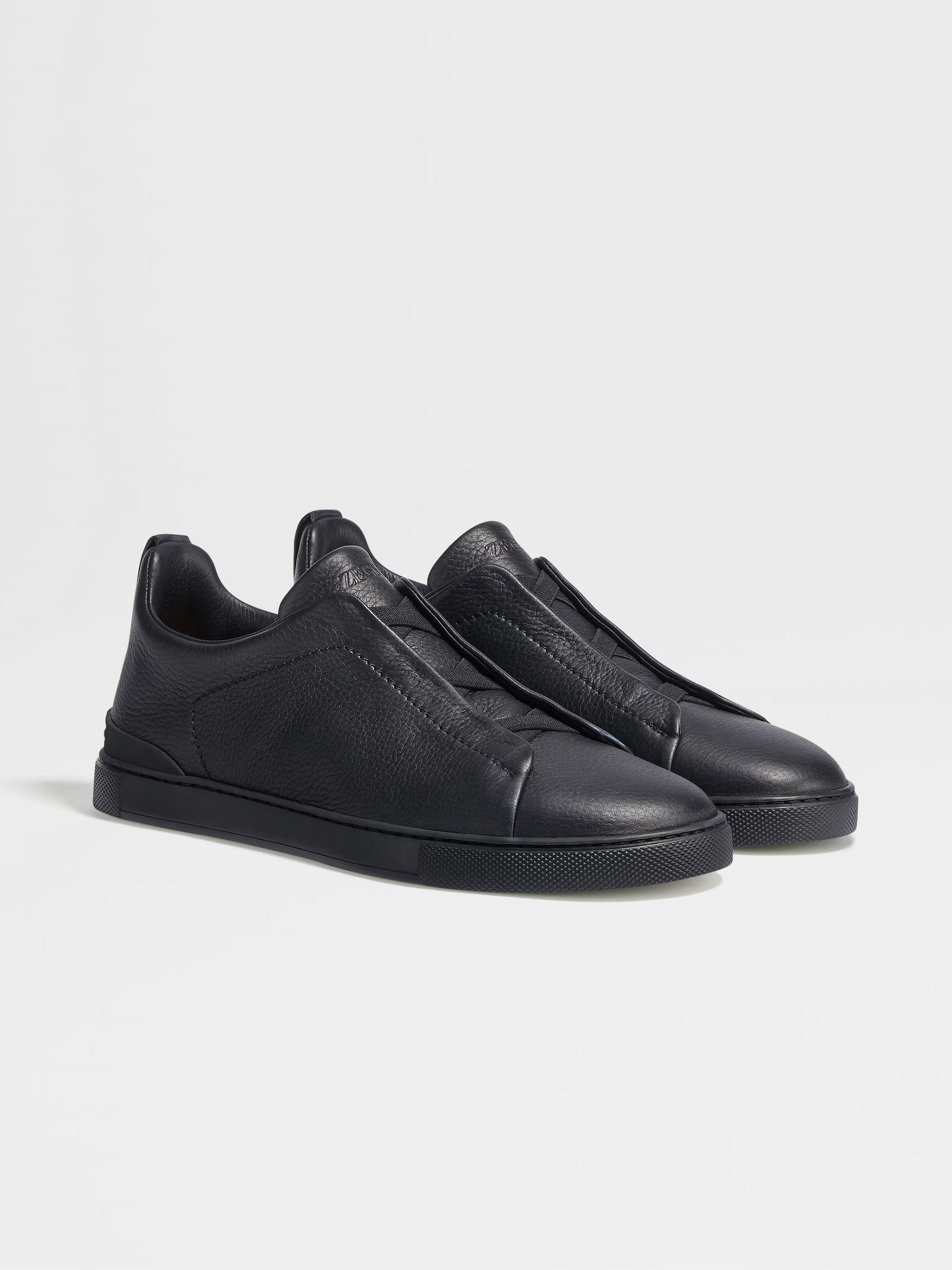 ZEGNA DEERSKIN TRIPLE STITCH™ SNEAKERS