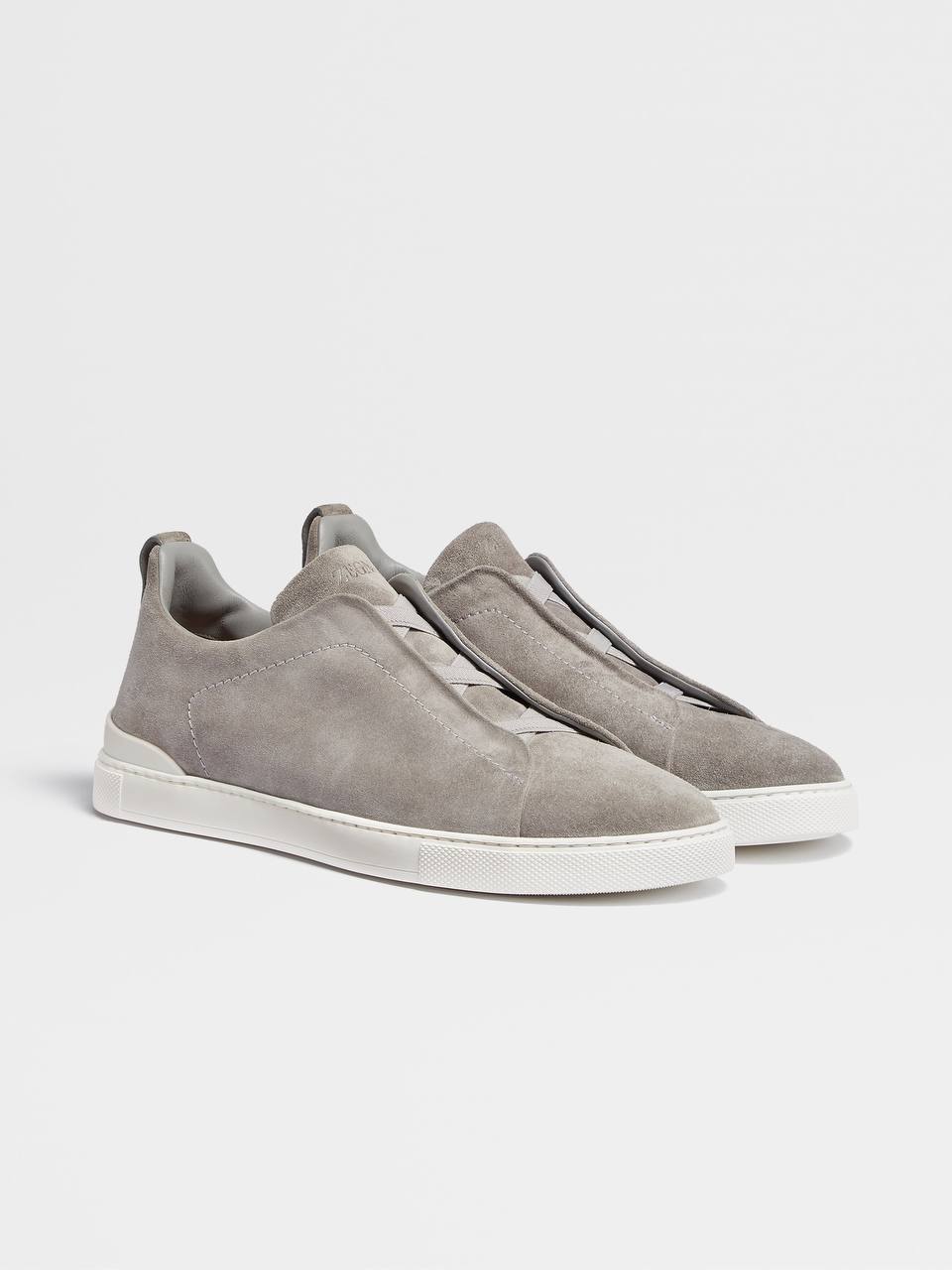 ZEGNA DEERSKIN TRIPLE STITCH™ SNEAKERS