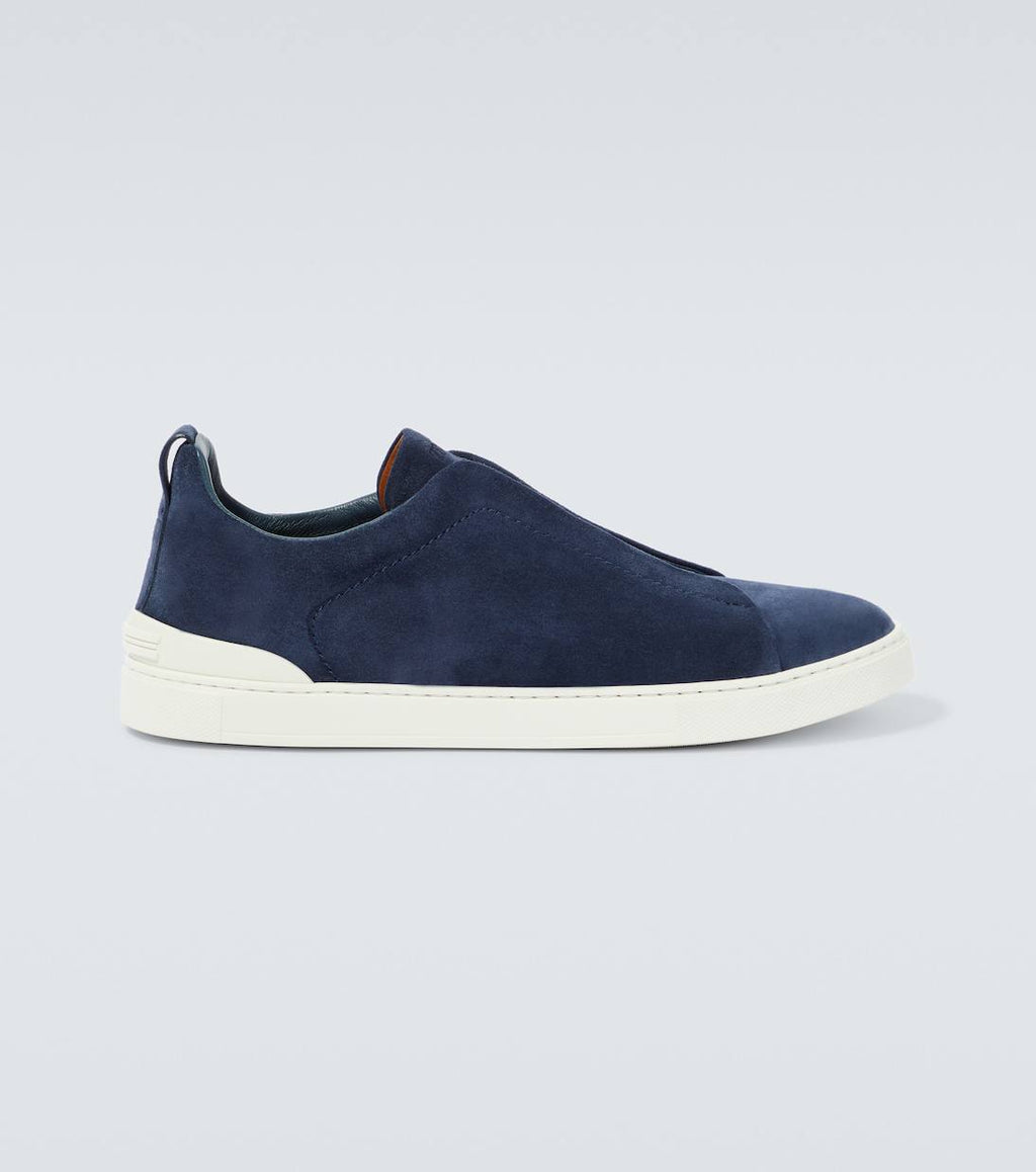 ZEGNA DEERSKIN TRIPLE STITCH™ SNEAKERS