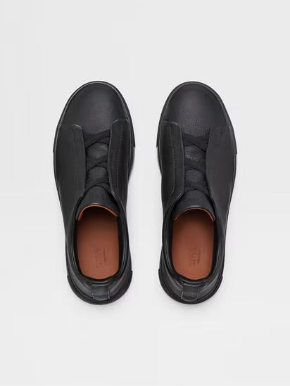 ZEGNA DEERSKIN TRIPLE STITCH™ SNEAKERS