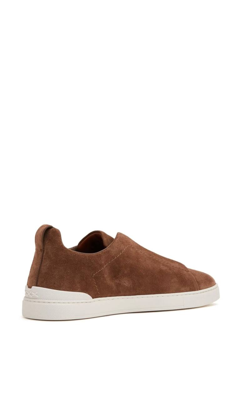ZEGNA DEERSKIN TRIPLE STITCH™ SNEAKERS