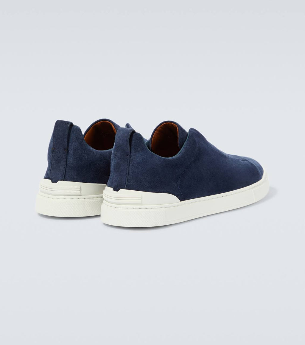 ZEGNA DEERSKIN TRIPLE STITCH™ SNEAKERS