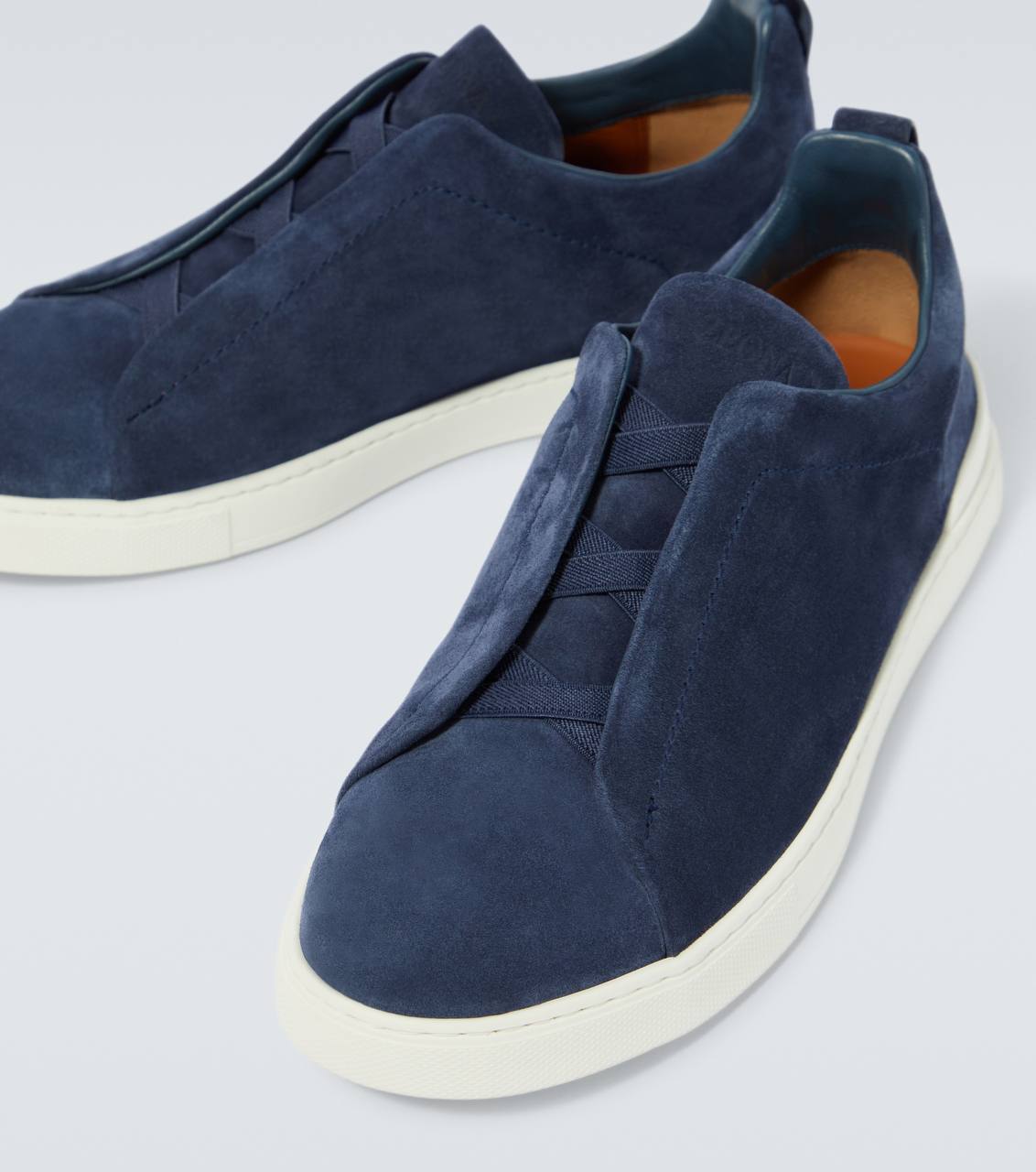 ZEGNA DEERSKIN TRIPLE STITCH™ SNEAKERS