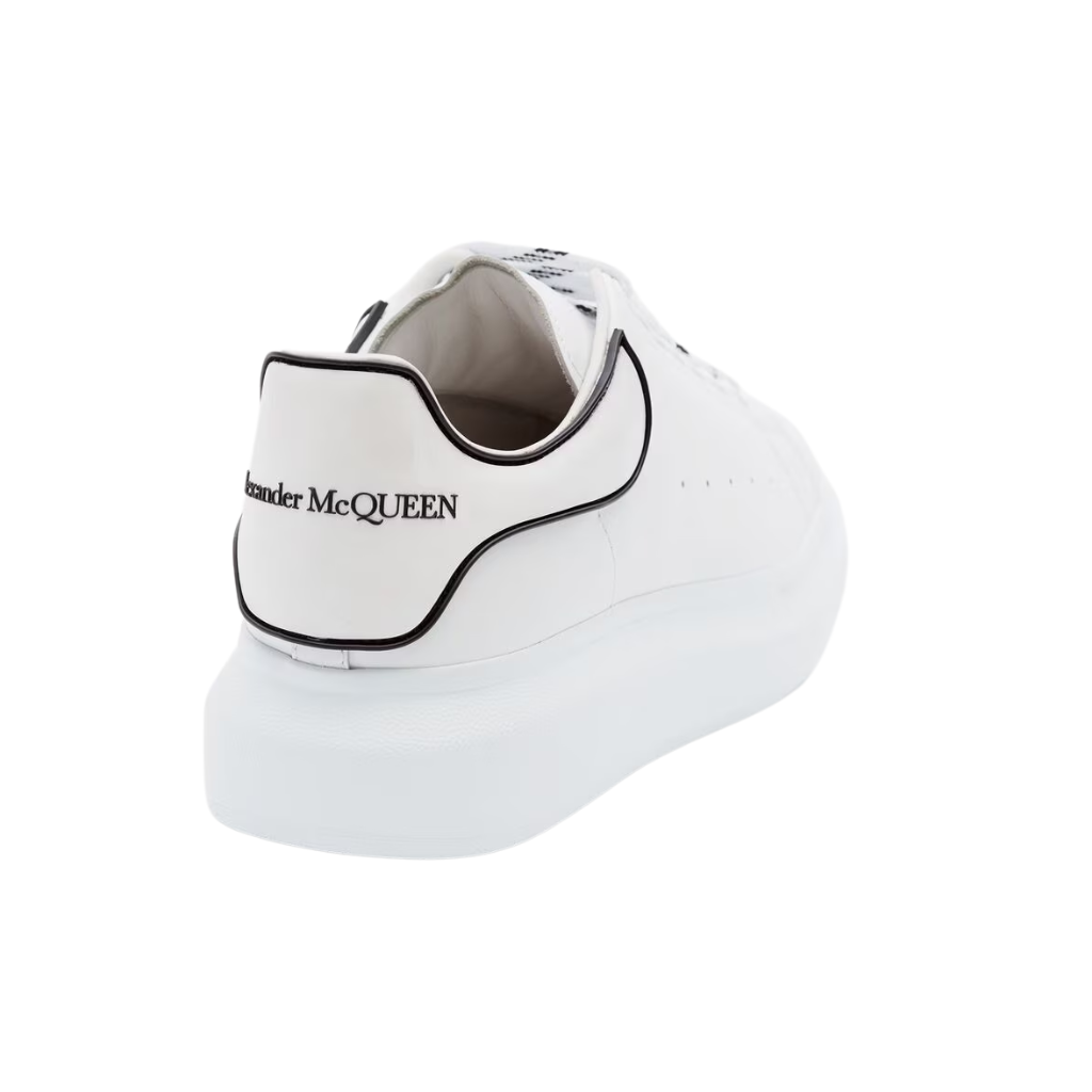 Alexander Mcqueen Oversized – White Black Trim